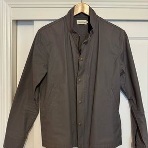 Taylor Stitch Bomber Jacket in Dry Wax Grey